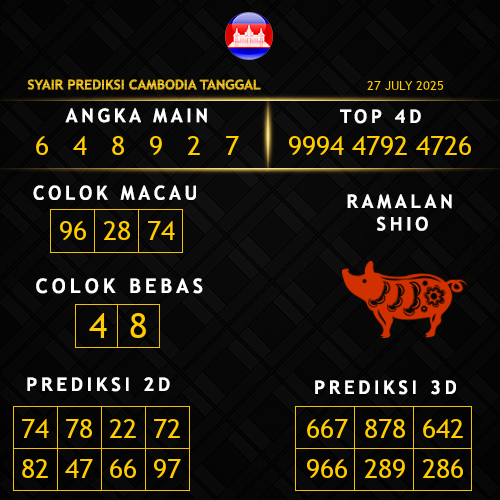 Prediksi Cambodia Hari Ini